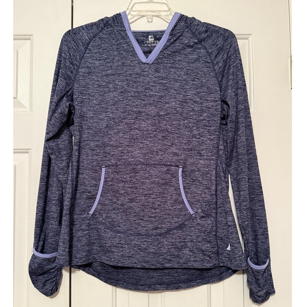 Free 2B Hooded Pullover Activewear Shirt, Size L